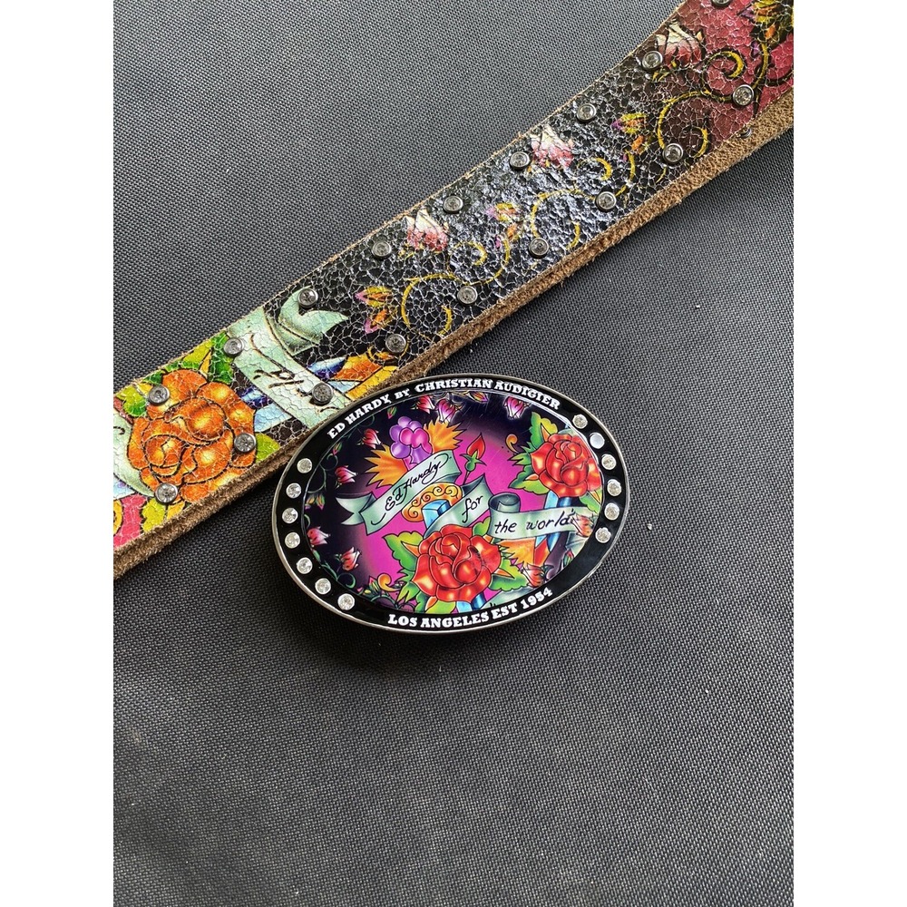 Ed Hardy By Christian Auidiger Belt